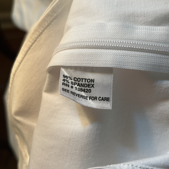 Elegant Carlisle White Wrap Blouse, 14 - Picture 6 of 8